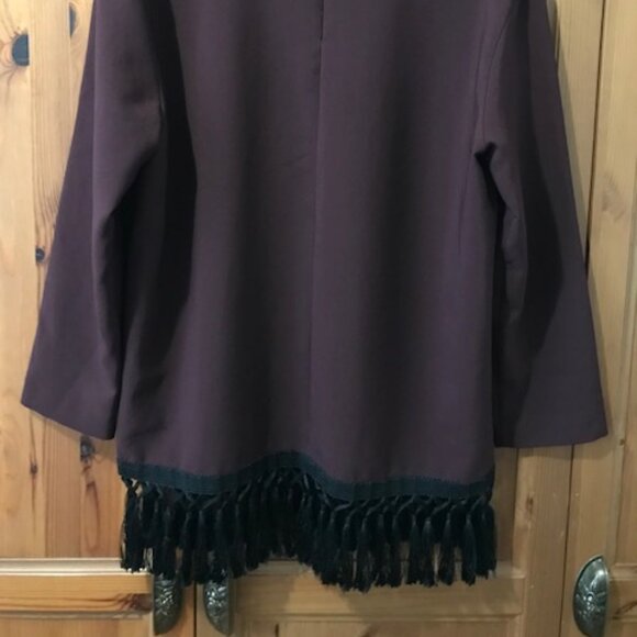 ZARA Tunic dress with fringe, size L, Excellent condition. - Picture 2 of 5